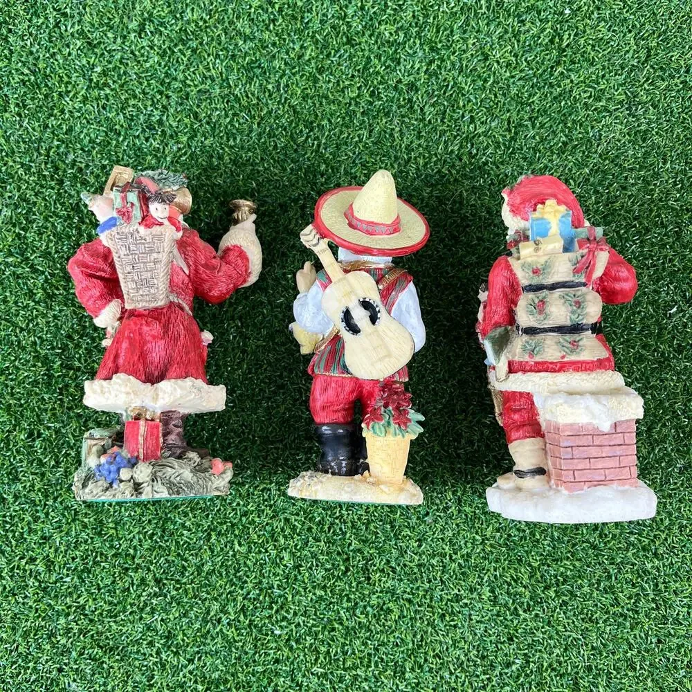 Vintage Lot 1992 International Santa Claus Collection Santa Figurine
